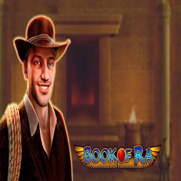Official Slots logo: Book of Ra by Greentube at Baloo Casino