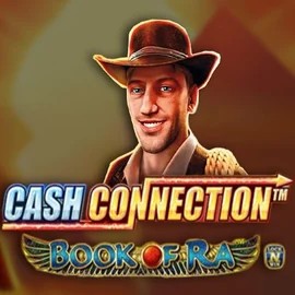 Cash Connection Book Of Ra by Novomatic, showcased at baloocasino.eu – game logo