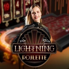 Lightning Roulette logo by Evolution Baloo Casino
