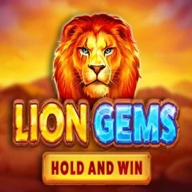 Lion Gems Hold and Win logo by Playson at Baloo Casino