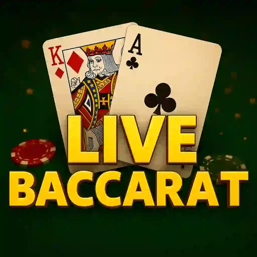 Live Baccarat game by Evolution – logo hosted on Baloo Casino