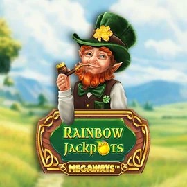 Rainbow Jackpots Megaways game by Red Tiger Gaming – logo hosted on Baloo Casino