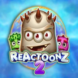 Reactoonz 2 logo – Slots by Play'n GO at Baloo Casino