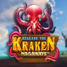Release the Kraken Megaways logo by Pragmatic Play at Baloo Casino