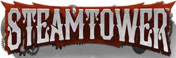 Steam Tower Slot online game logo by NetEnt on baloocasino.eu
