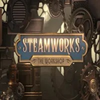 Official Slots logo: Steamworks The Workshop by Peter & Sons at Baloo Casino
