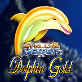 Dolphin Gold with Stellar Jackpots logo by Lightning Box Game at Baloo Casino