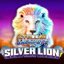 Stellar Jackpots with Silver Lion casino game by Lightning Box Game – featured logo at Baloo Casino