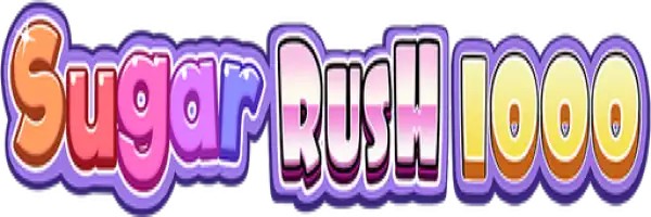 Sugar Rush 1000 online game logo by Pragmatic Play on baloocasino.eu