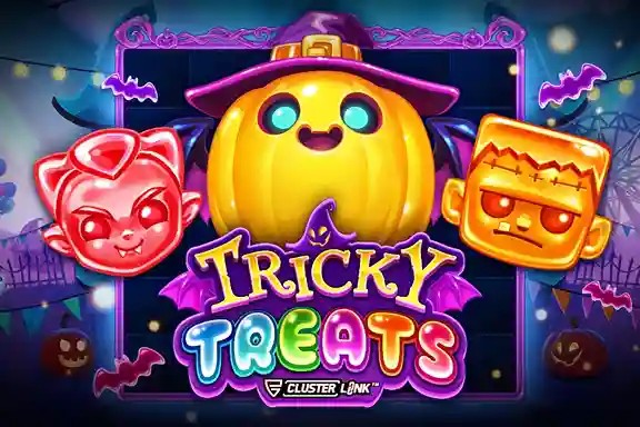 Tricky Treats logo by Push Gaming Baloo Casino