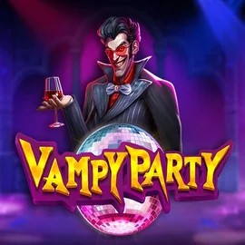 Vampy Party online game logo by Pragmatic Play on baloocasino.eu