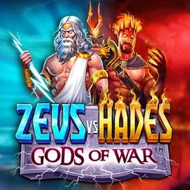 Zeus vs Hades: Gods of War slot logo by Pragmatic Play at Baloo Casino